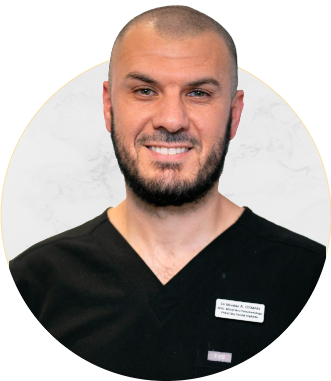Headshot of Dr. Muataz A. Osman, Periodontology & Implant Surgeon